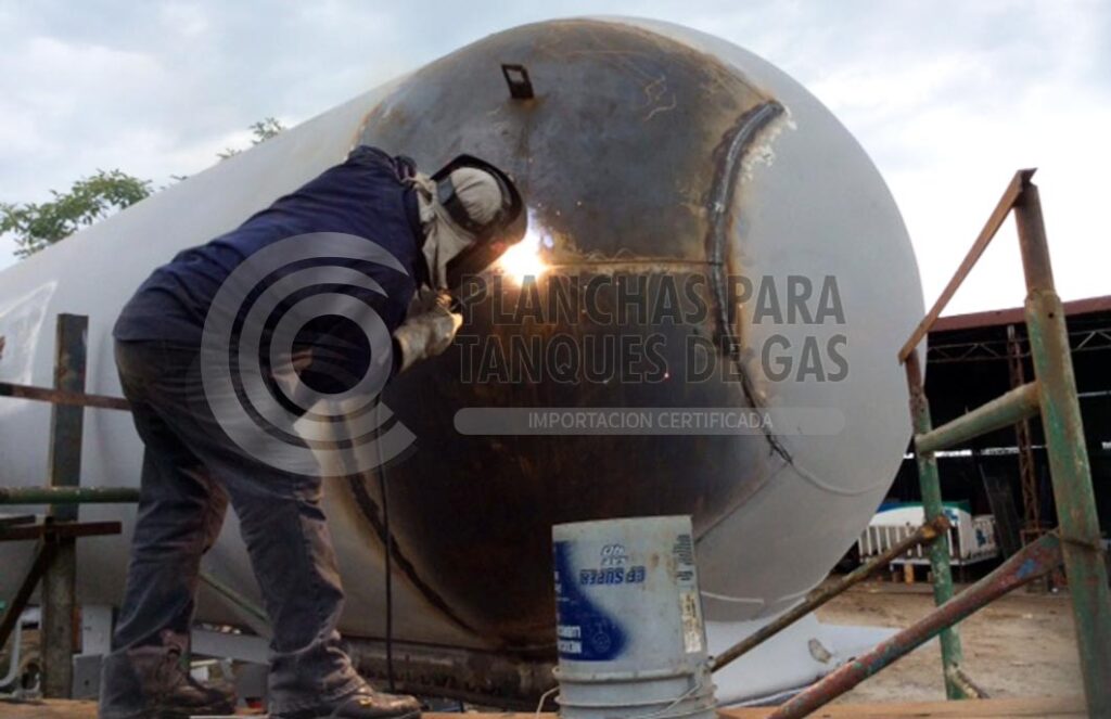 Planchas para tanques de gas